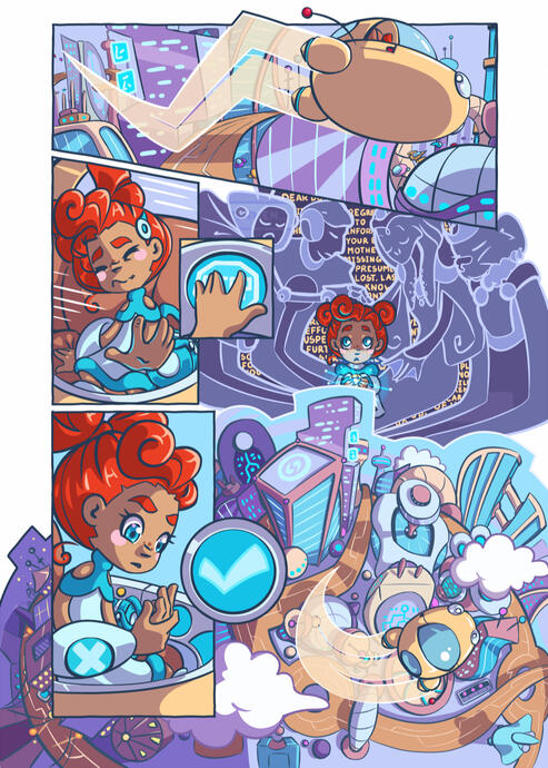 Comic Page - No Text